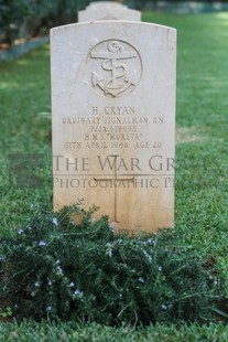 BEIRUT WAR CEMETERY - CRYAN, HENRY